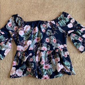 Flowy flower shirt